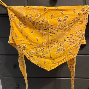 Large Hollister bandana cop top